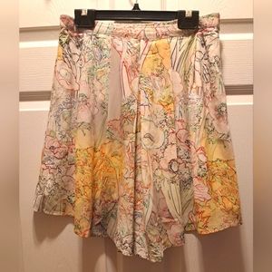 Ladakh chiffon pleated skirt - size medium